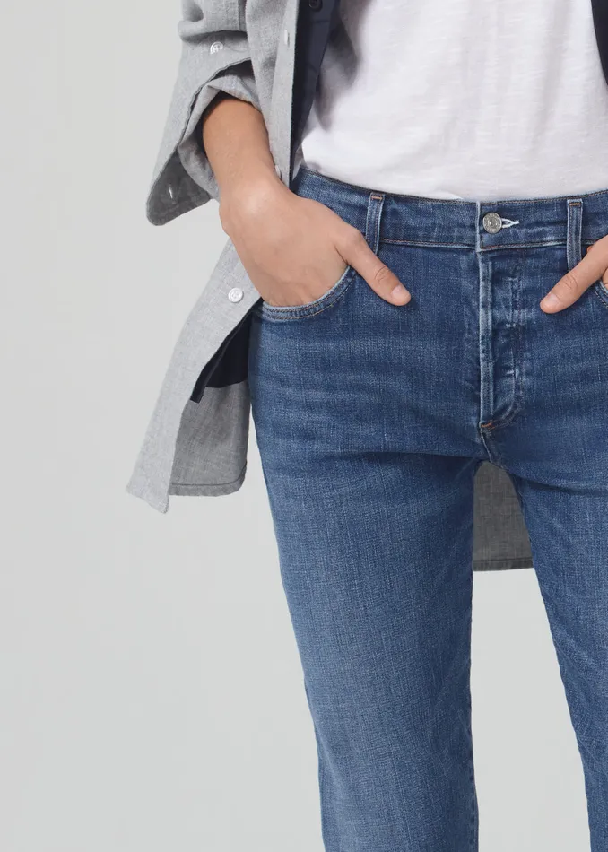 Women Jeans Citizens Of Humanity Emerson Mid Rise Relaxed 27034 In Lawless