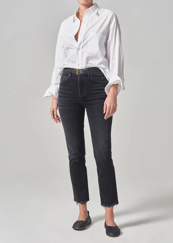 Women Jeans Citizens Of Humanity Jolene High Rise Vintage Slim In Stormy