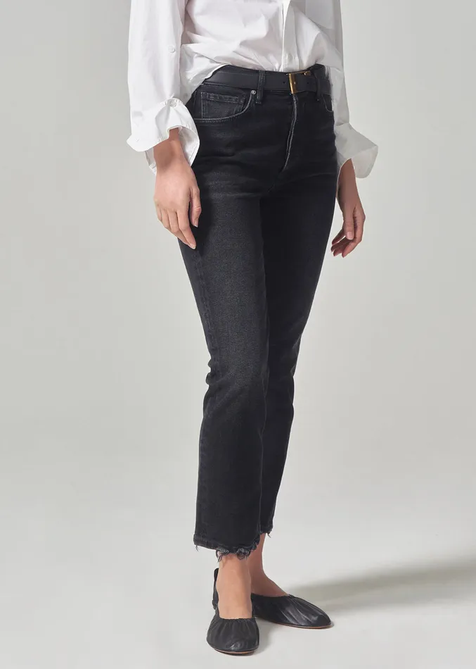 Women Jeans Citizens Of Humanity Jolene High Rise Vintage Slim In Stormy