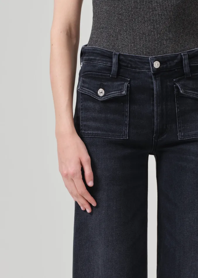 Women Jeans Citizens Of Humanity Raven Patch Pocket Wide Leg In Medallion