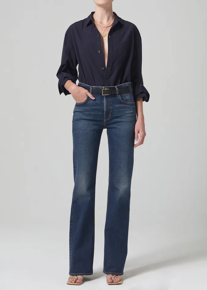Women Jeans Citizens Of Humanity Vidia Mid Rise Boot In Garnish
