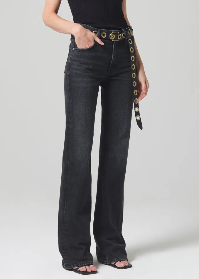 Women Jeans Citizens Of Humanity Vidia Mid Rise Boot In Stormy