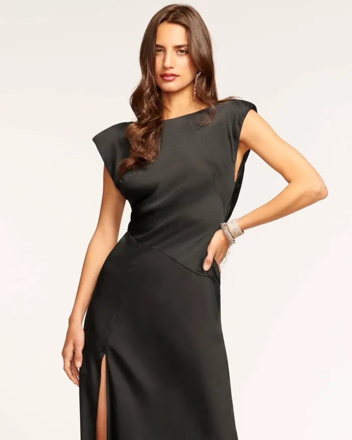 Women Joanna Cowl Back Maxi Dress Black Ramy Brook Dresses Women Joanna Cowl Back Maxi Dress Black Ramy Brook Dresses