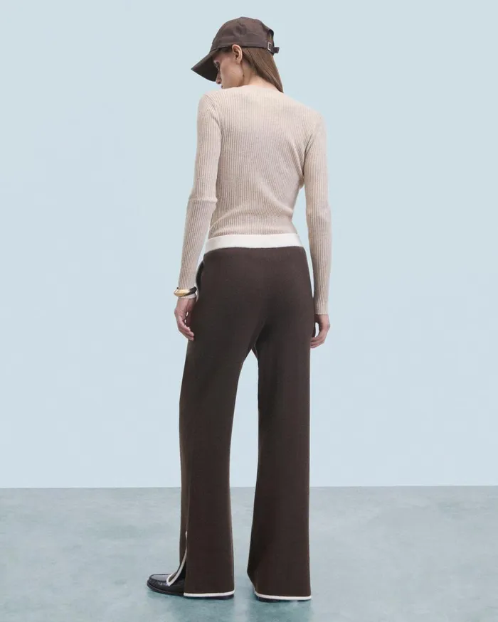 Women Joggers From Future Large Jogging Bicolor Chocolate
