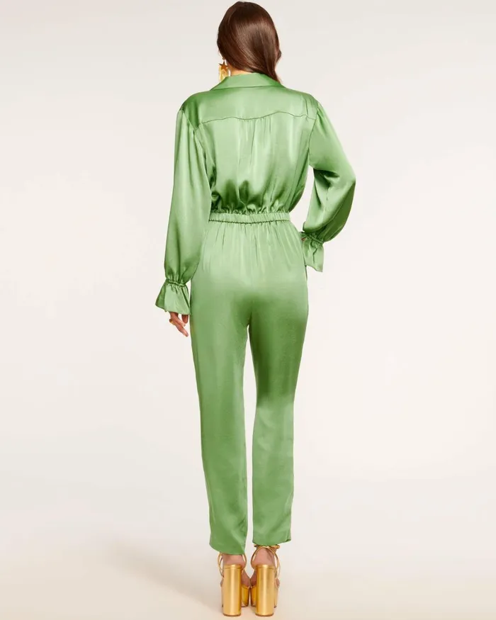 Women Josephine Long Sleeve Jumpsuit Spruce Ramy Brook Dresses Women Josephine Long Sleeve Jumpsuit Spruce Ramy Brook Dresses