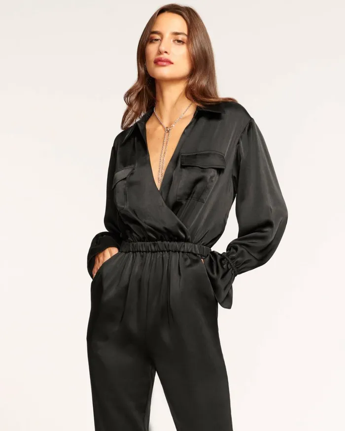 Women Josephine Long Sleeve Jumpsuit Spruce Ramy Brook Dresses Women Josephine Long Sleeve Jumpsuit Spruce Ramy Brook Dresses