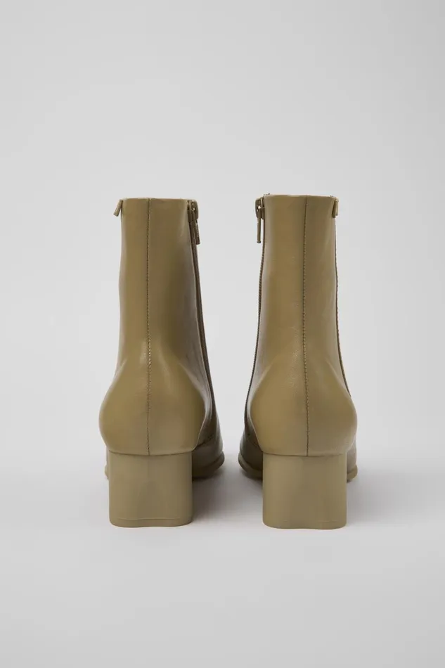 Women Katie Beige Leather Ankle Boots Camper Ankle Boots Women Katie Beige Leather Ankle Boots Camper Ankle Boots