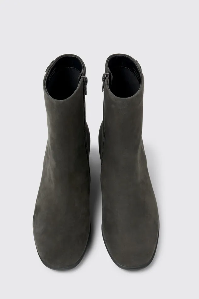 Women Katie Gray Nubuck Ankle Boots Camper Ankle Boots Women Katie Gray Nubuck Ankle Boots Camper Ankle Boots