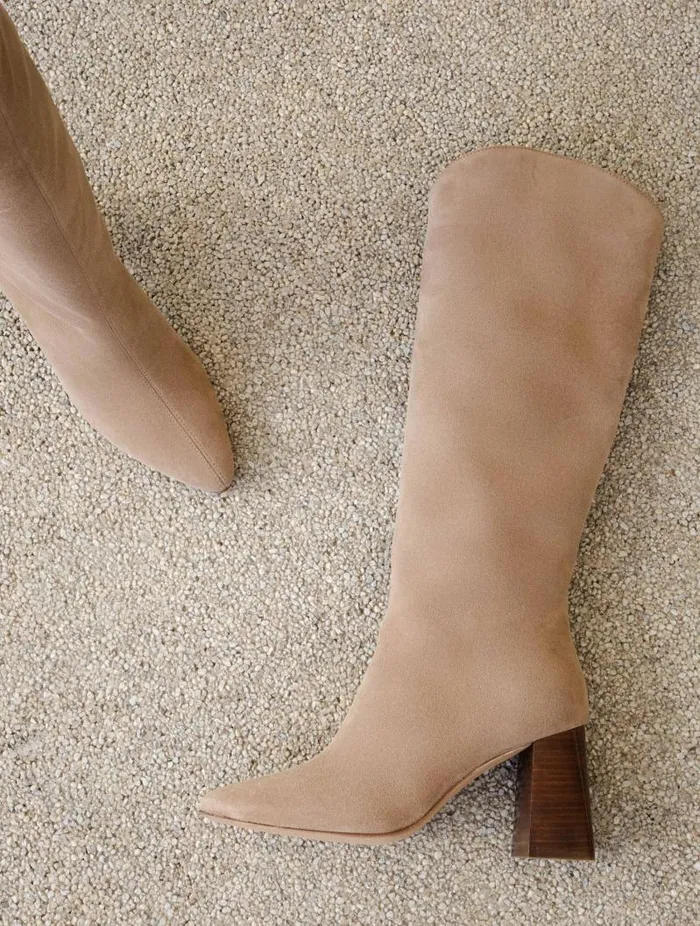 Women Knee High Boots Bobbies Indie Antelope