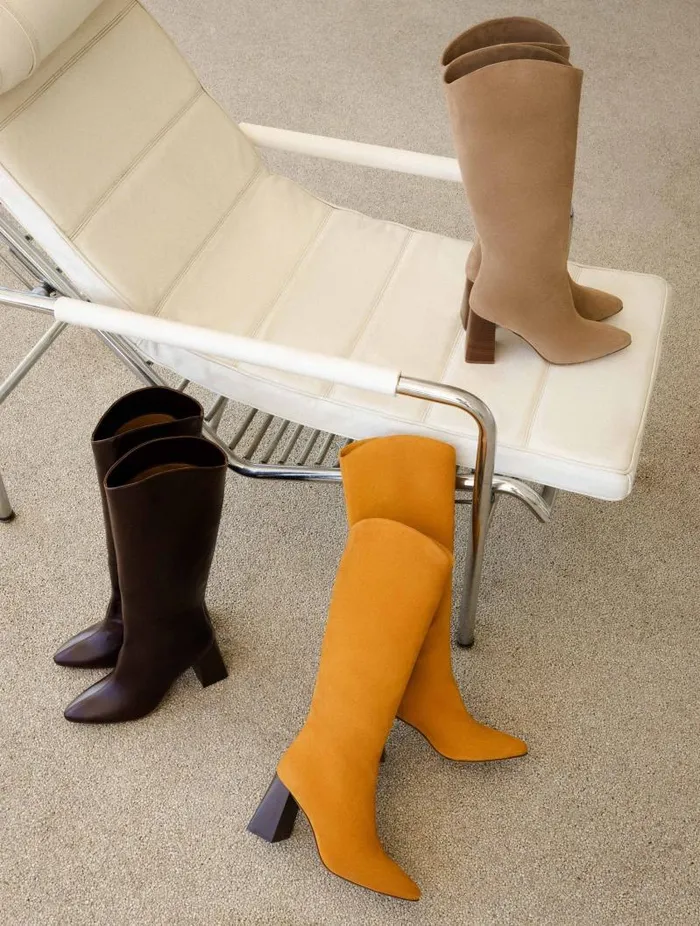 Women Knee High Boots Bobbies Indie Antelope