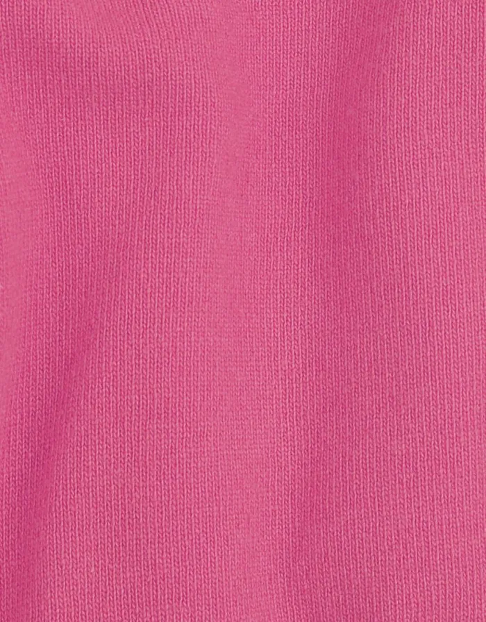Women Knit Sweaters Colorful Standard Women Light Merino Wool Crew Bubblegum Pink