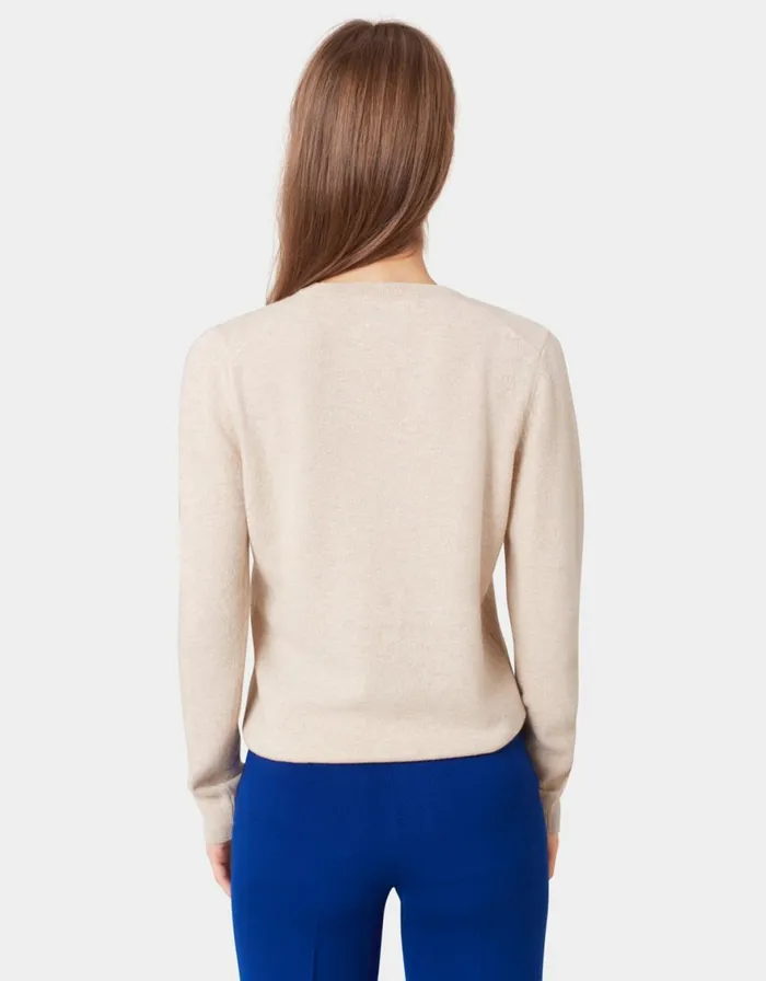Women Knit Sweaters Colorful Standard Women Light Merino Wool Crew Soft Lavender