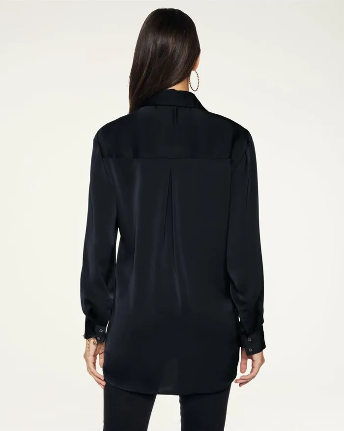 Women Kolby Button Up Blouse Black Ramy Brook Tops Women Kolby Button Up Blouse Black Ramy Brook Tops