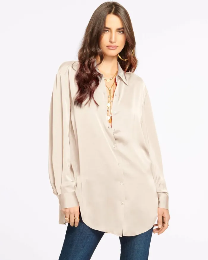 Women Kolby Button Up Blouse Black Ramy Brook Tops Women Kolby Button Up Blouse Black Ramy Brook Tops