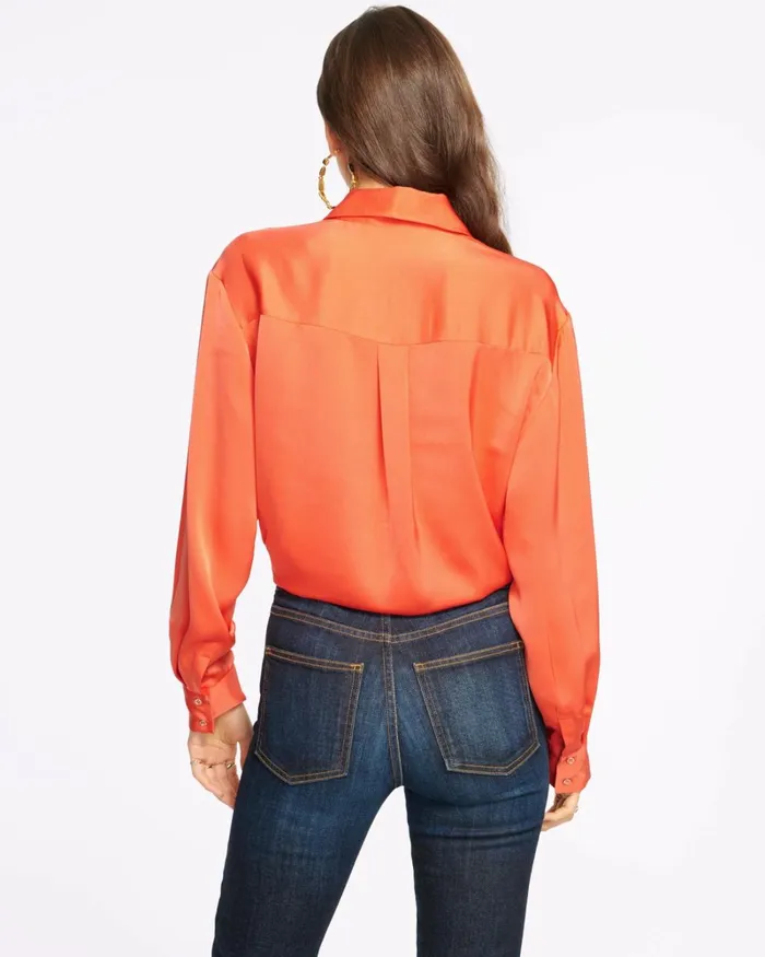 Women Kolby Button Up Blouse Black Ramy Brook Tops Women Kolby Button Up Blouse Black Ramy Brook Tops