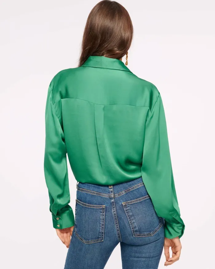 Women Kolby Button Up Blouse Black Ramy Brook Tops Women Kolby Button Up Blouse Black Ramy Brook Tops