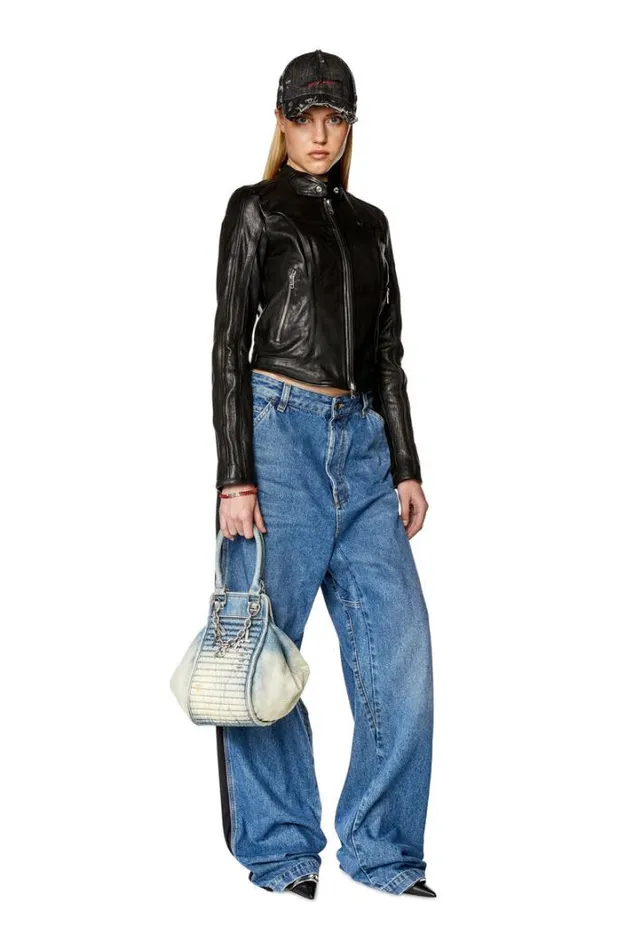 Women LFoxi Black Diesel Outerwear And Jackets