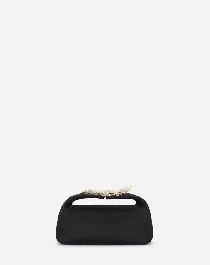 Women Lanvin Crossbody Bags and Shoulder Bags Haute Squence Velvet Clutch Bag Black Women Lanvin Crossbody Bags and Shoulder Bags Haute Squence Velvet Clutch Bag Black