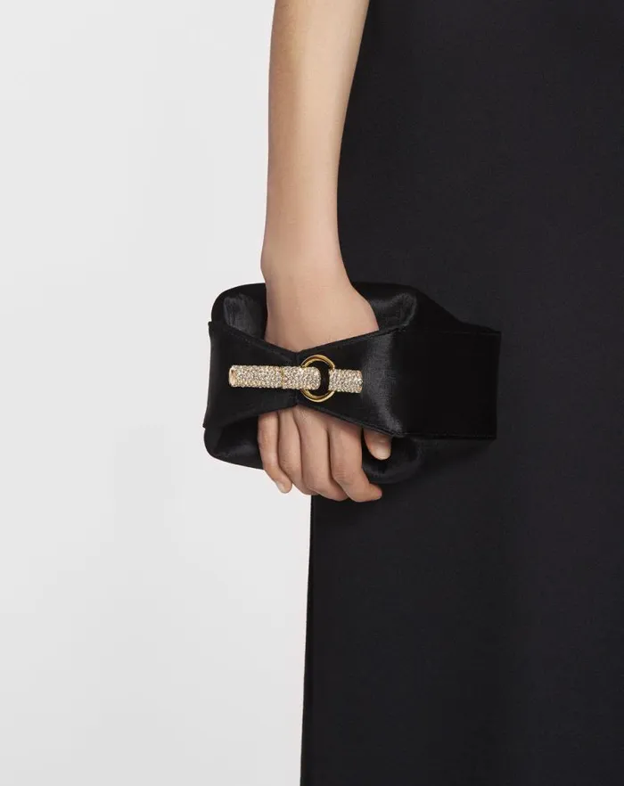 Women Lanvin Crossbody Bags and Shoulder Bags Haute Squence Velvet Clutch Bag Black Women Lanvin Crossbody Bags and Shoulder Bags Haute Squence Velvet Clutch Bag Black