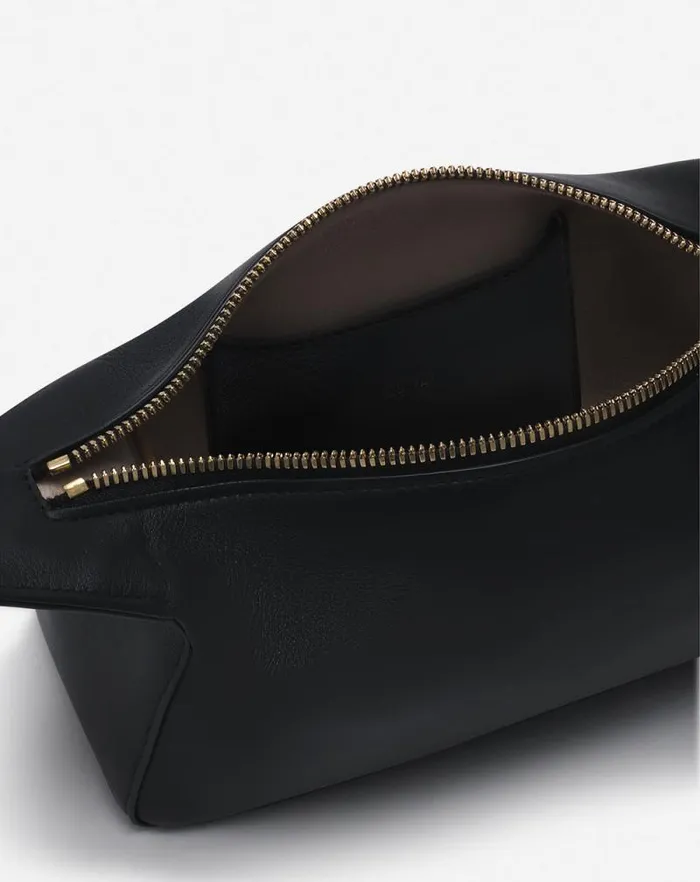 Women Lanvin Mini Bags and Clutches Haute Squence Leather Clutch Bag Black