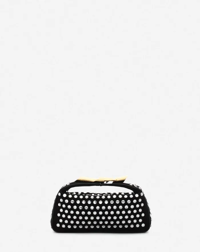 Women Lanvin Mini Bags and Clutches Haute Squence Leather Clutch Bag With Rhinestones Black Women Lanvin Mini Bags and Clutches Haute Squence Leather Clutch Bag With Rhinestones Black