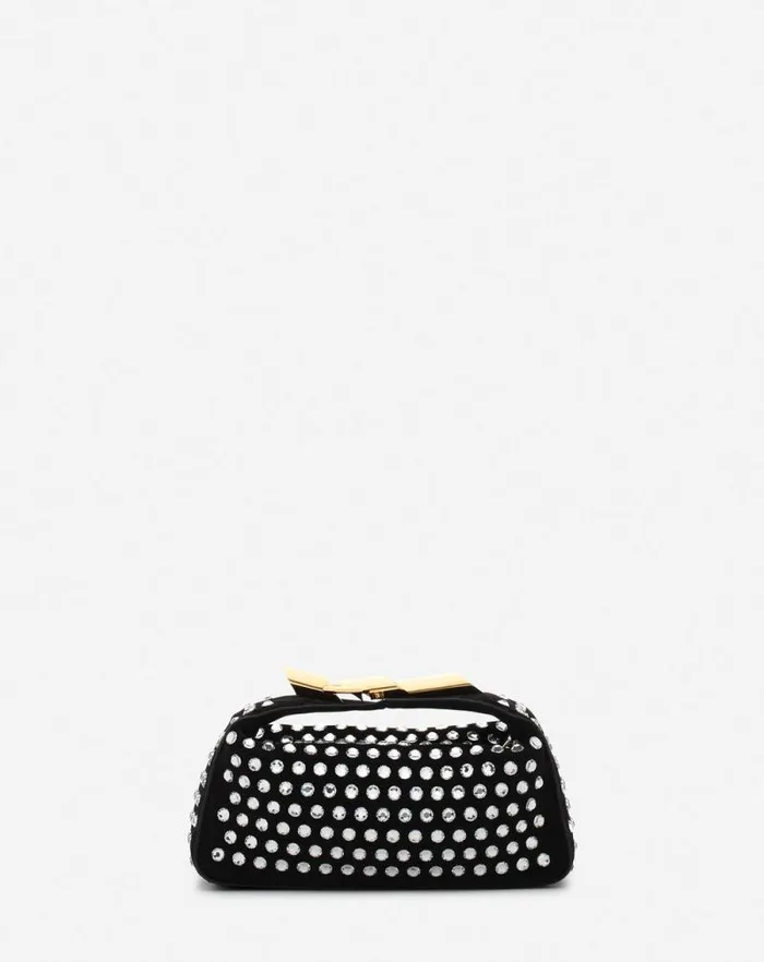 Women Lanvin Mini Bags and Clutches Haute Squence Leather Clutch Bag With Rhinestones Black Women Lanvin Mini Bags and Clutches Haute Squence Leather Clutch Bag With Rhinestones Black