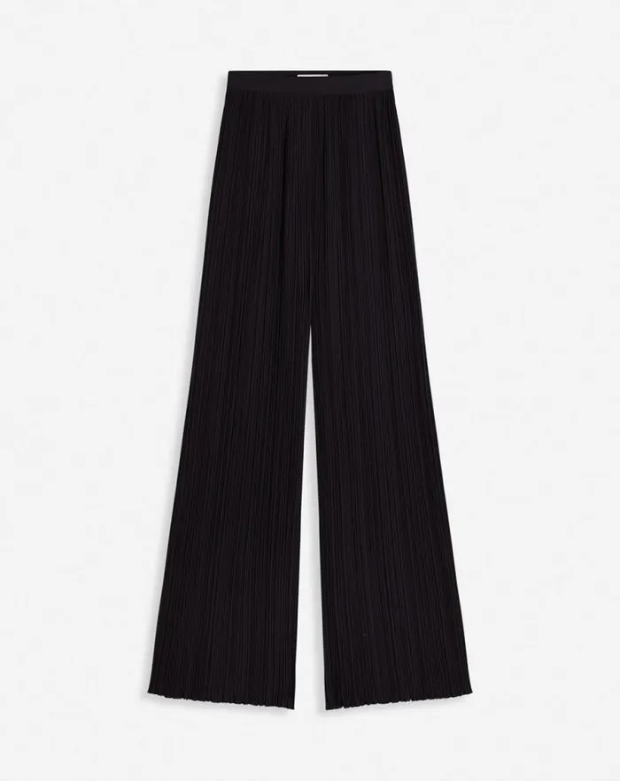 Women Lanvin Pants Pleated Pants Black