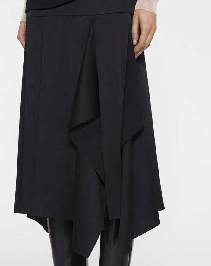 Women Lanvin Skirts and Shorts Ruffled Skirt Black Women Lanvin Skirts and Shorts Ruffled Skirt Black