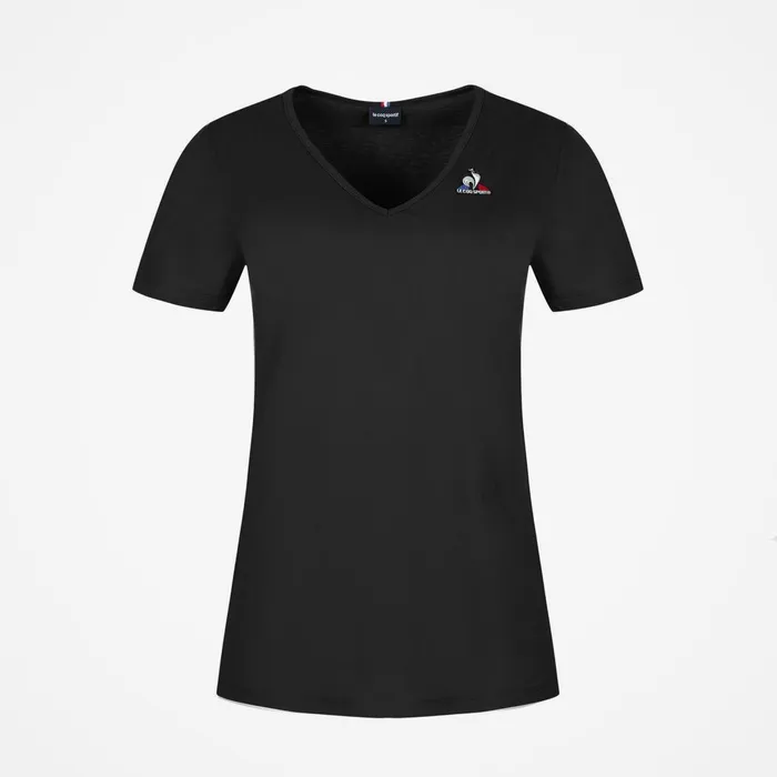 Women Le Coq Sportif Tshirts Polos Shirts And Tops Essentiels TShirt Black