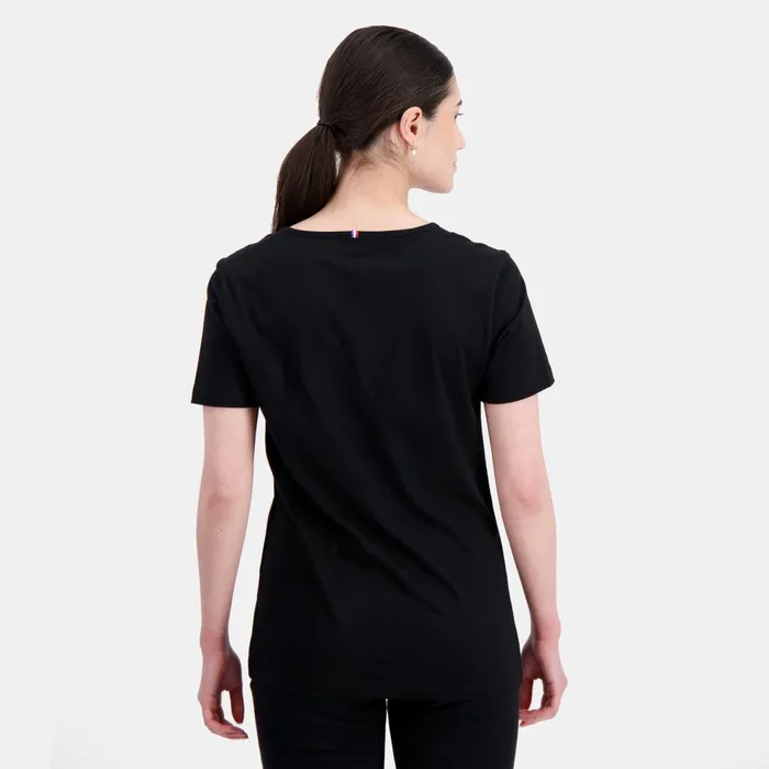 Women Le Coq Sportif Tshirts Polos Shirts And Tops Essentiels TShirt Black