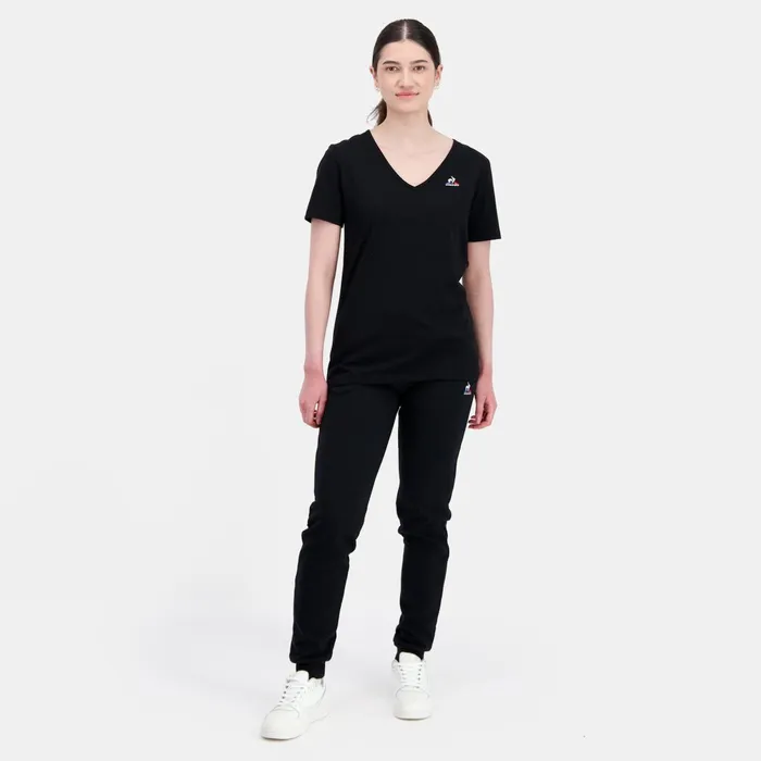 Women Le Coq Sportif Tshirts Polos Shirts And Tops Essentiels TShirt Black