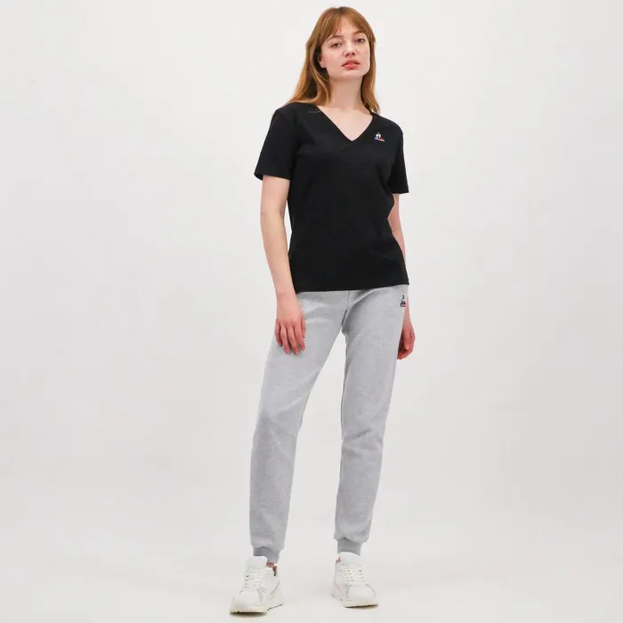 Women Le Coq Sportif Tshirts Polos Shirts And Tops Essentiels TShirt Black