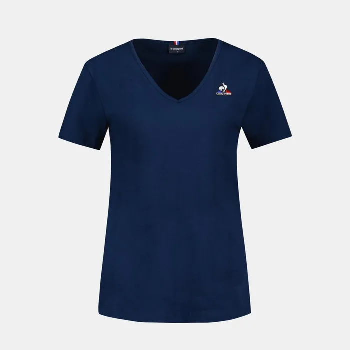 Women Le Coq Sportif Tshirts Polos Shirts And Tops Essentiels TShirt Victory Blue