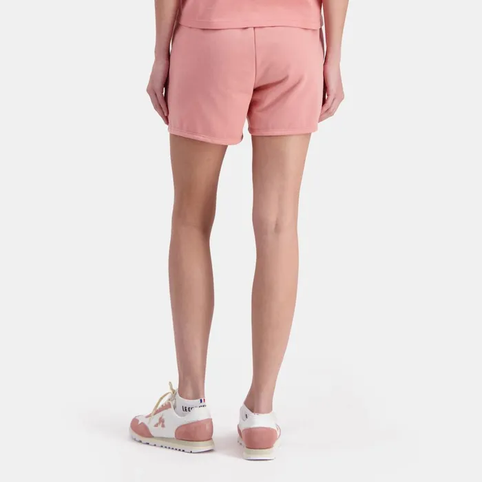 Women Le Coq Sportif Trousers Joggers And Shorts Essentiels Short Femme Rosette
