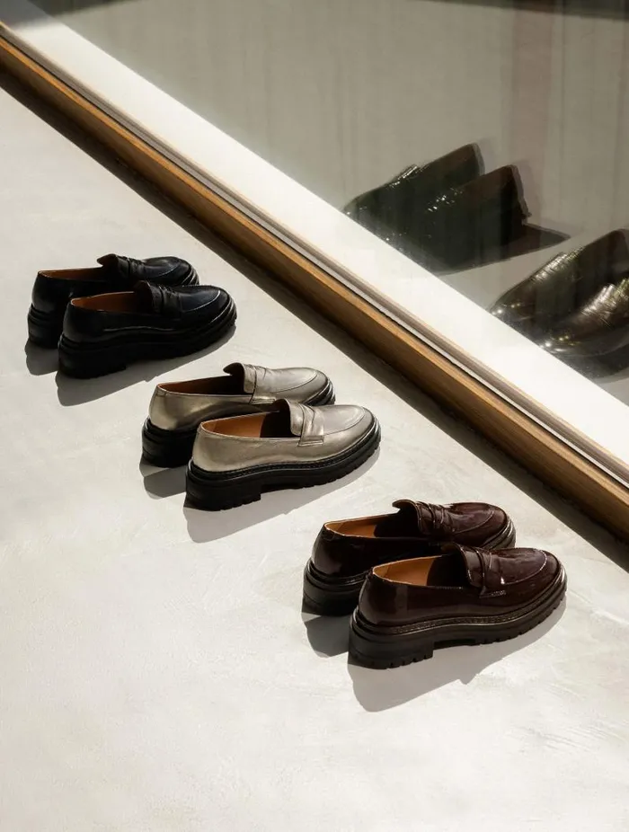 Women Loafers and Derbies Bobbies Amalia Black Vinyl