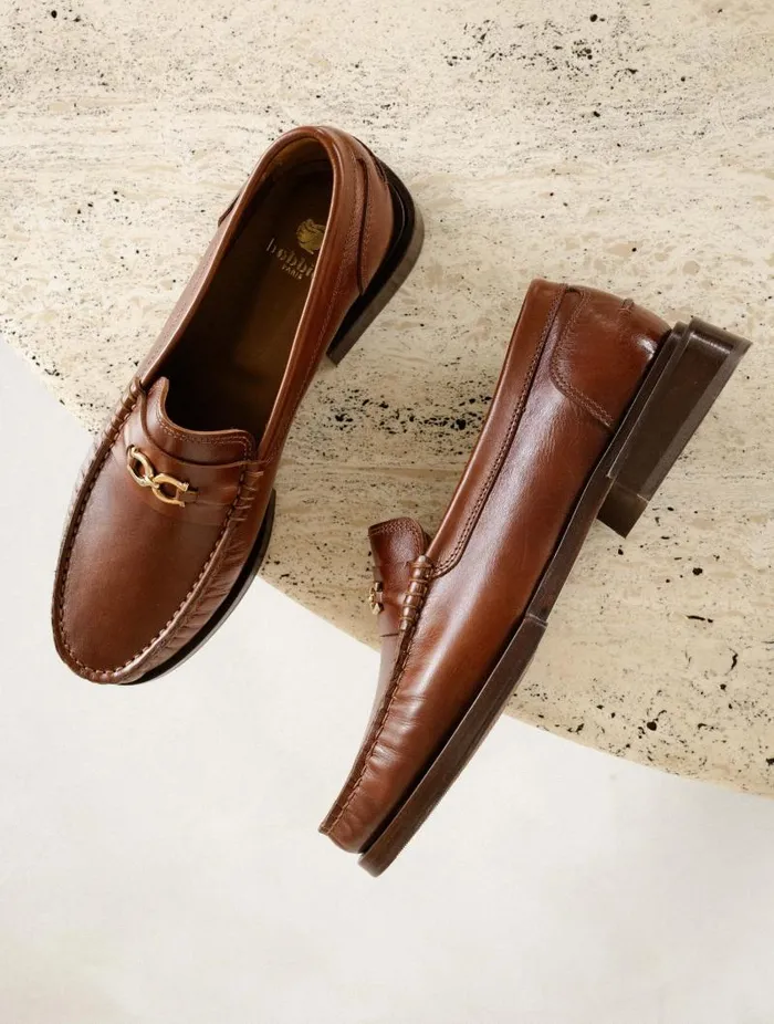 Women Loafers and Derbies Bobbies Nicky Chestnut
