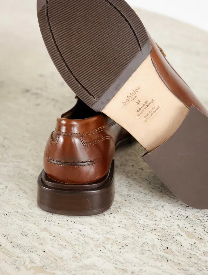 Women Loafers and Derbies Bobbies Nicky Chestnut