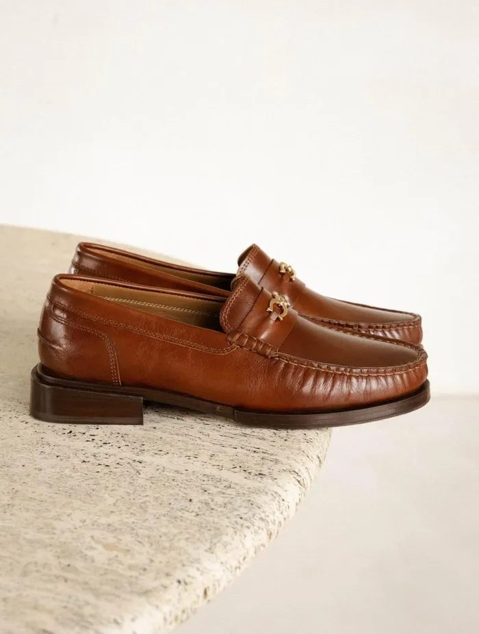 Women Loafers and Derbies Bobbies Nicky Chestnut