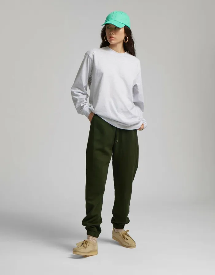 Women Long Sleeve Tops Colorful Standard Oversized Organic LS TShirt Misty Brown