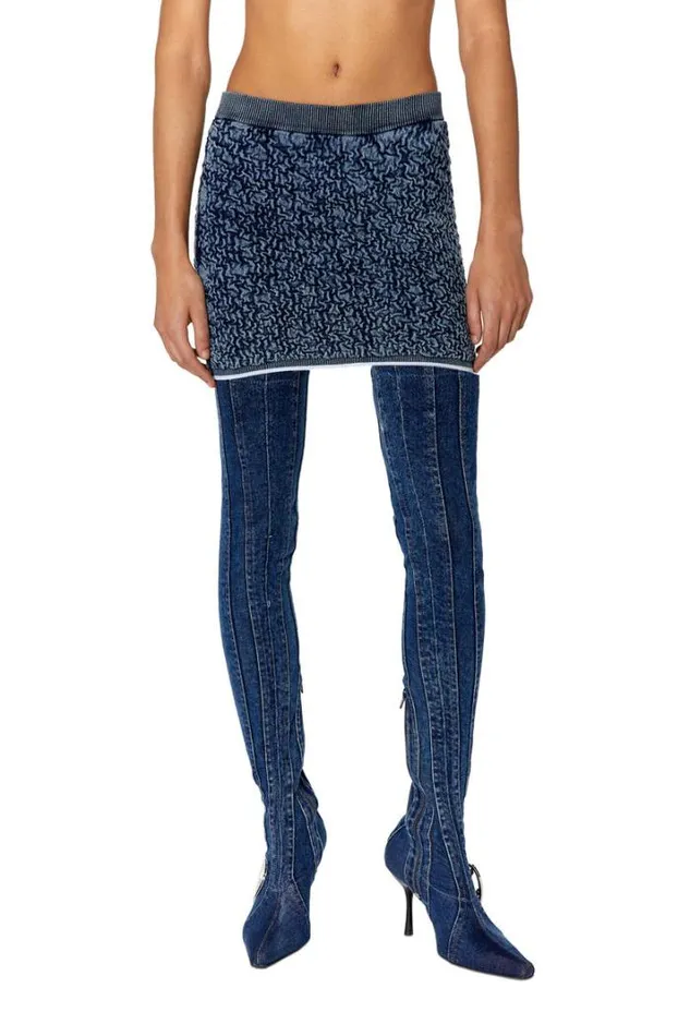 Women MDia Blue Diesel Skirts