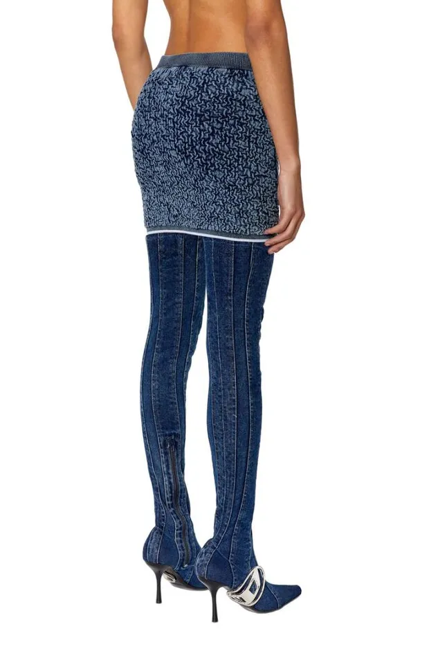 Women MDia Blue Diesel Skirts