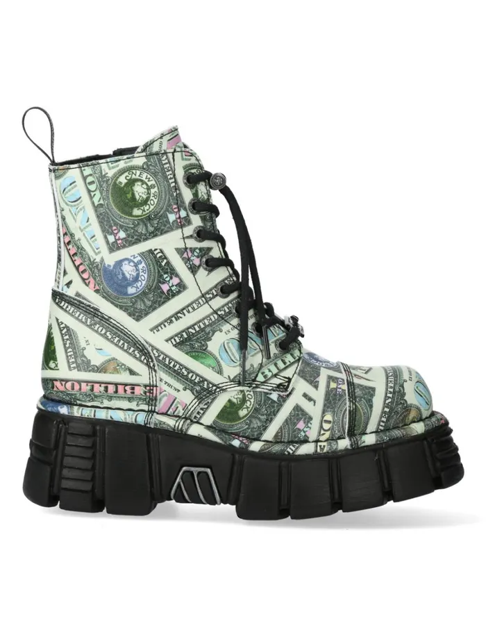 Women MMili083cctC16 New Rock Military