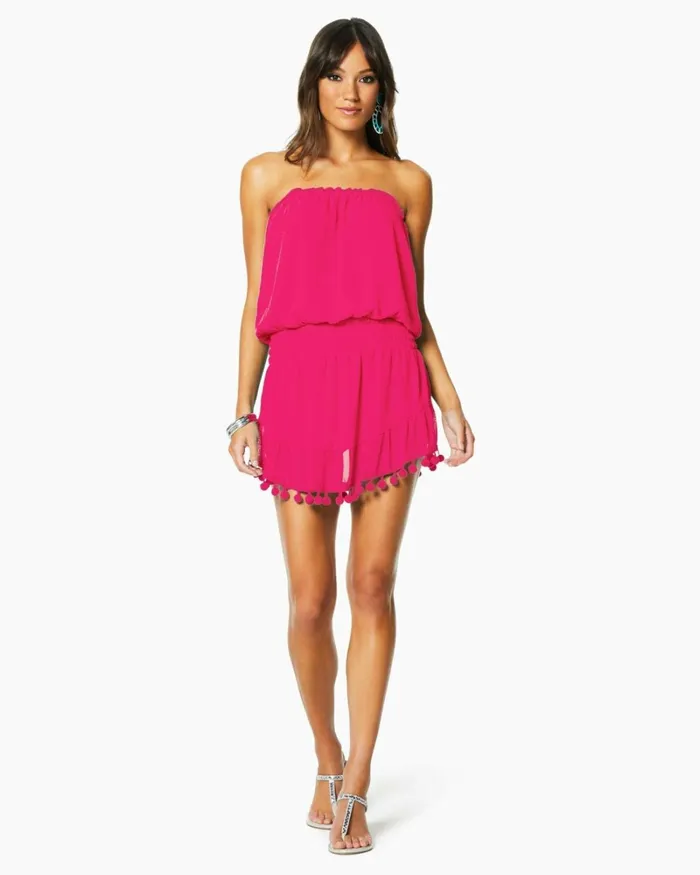 Women Marcie Coverup Mini Dress Orangeade Ramy Brook Swimwear