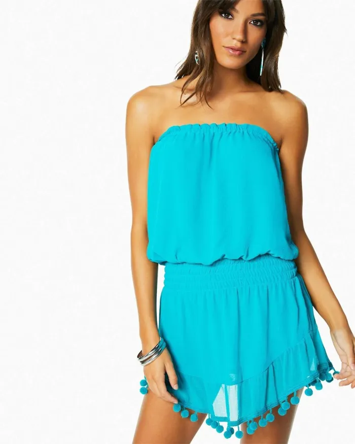 Women Marcie Coverup Mini Dress Orangeade Ramy Brook Swimwear
