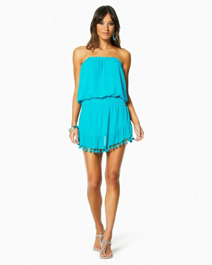 Women Marcie Coverup Mini Dress Orangeade Ramy Brook Swimwear