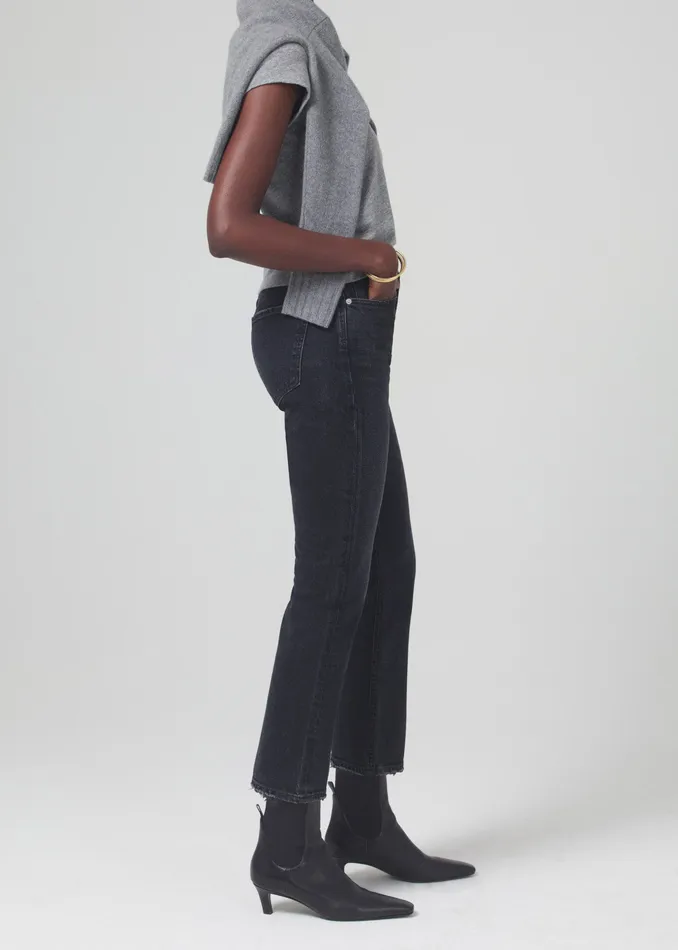 Women Maternity Citizens Of Humanity Maternity Isola Mid Rise Cropped Boot In Stormy