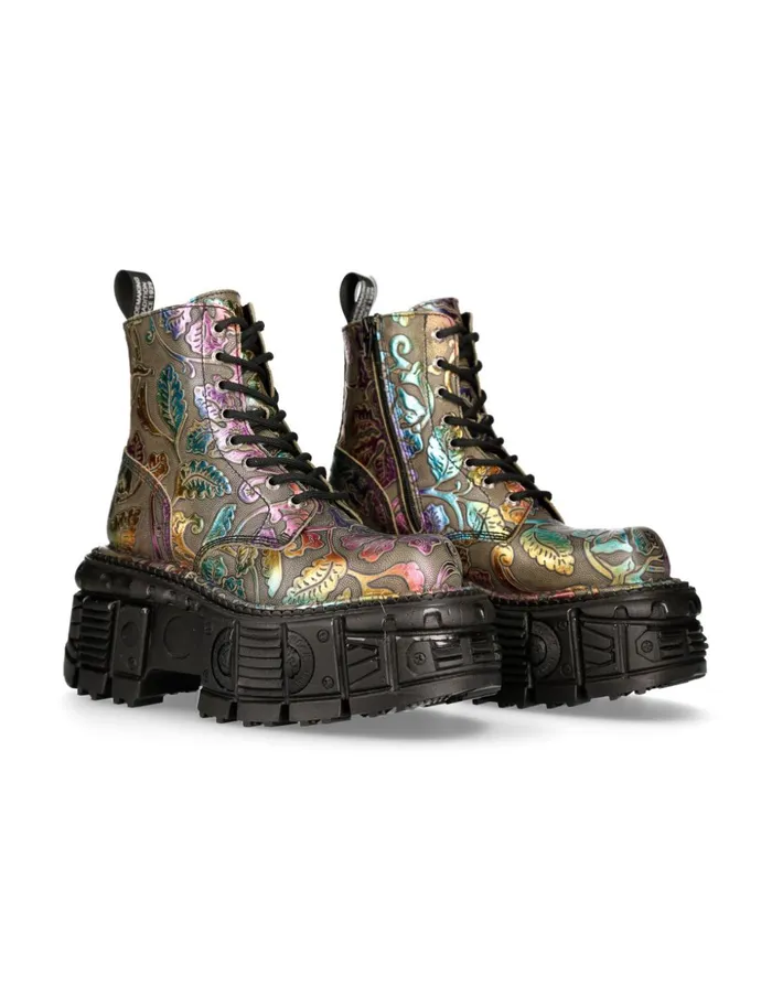 WomenMen Ankle Boot Imperfect MMili084cS21 New Rock Boots