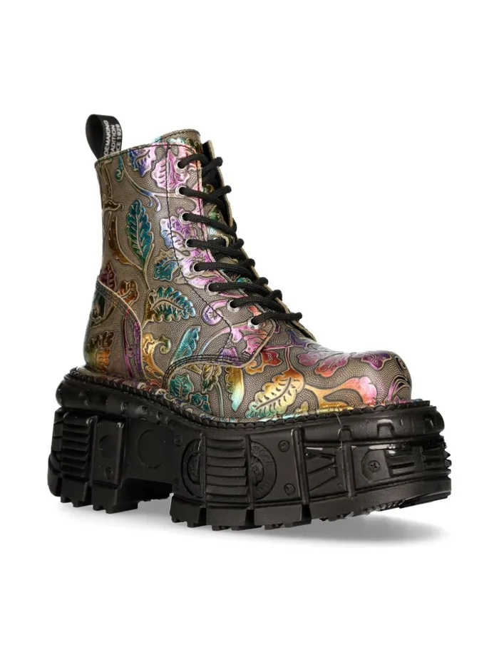WomenMen Ankle Boot Imperfect MMili084cS21 New Rock Boots