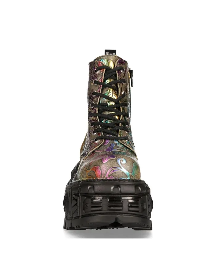 WomenMen Ankle Boot Imperfect MMili084cS21 New Rock Boots