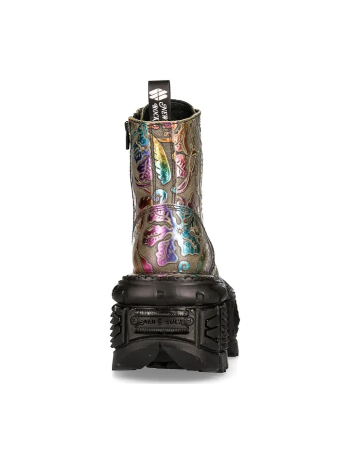 WomenMen Ankle Boot Imperfect MMili084cS21 New Rock Boots